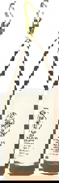 1 Pocket White Canvas Bucket Organizer